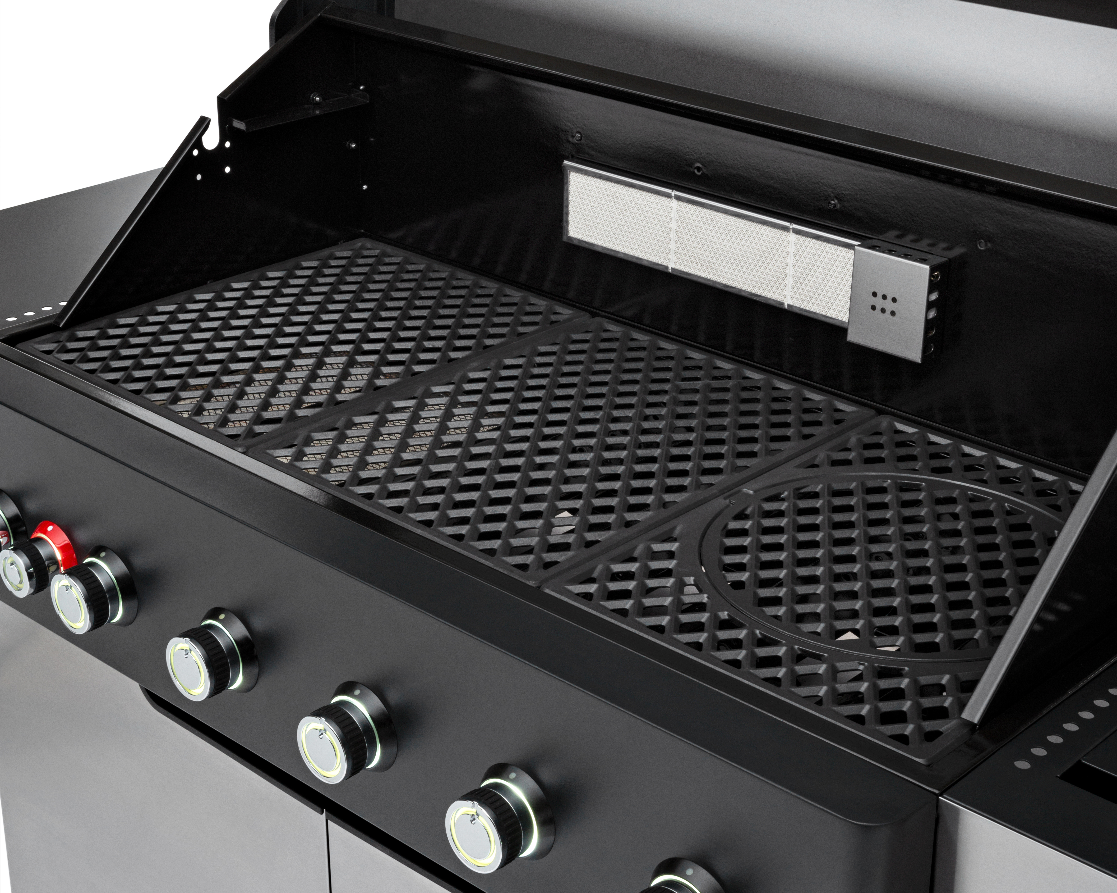 Gasgrill Edelheiss Exzellenz | 6-Brenner Innenraum mit Infrarot-Backburner | theBBQshop.de