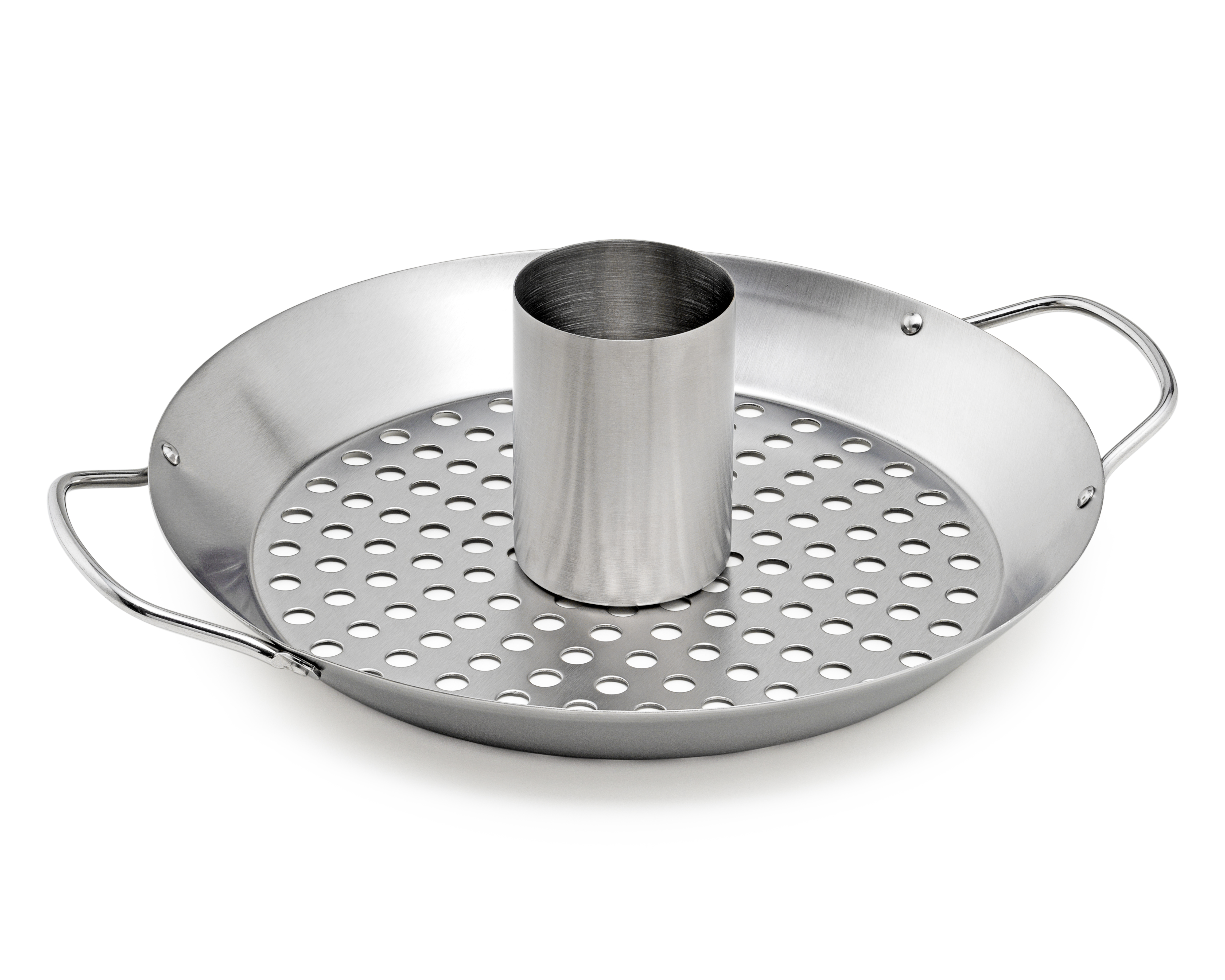 Edelstahl Hähnchenbräter mit Grillkorb | theBBQshop.de