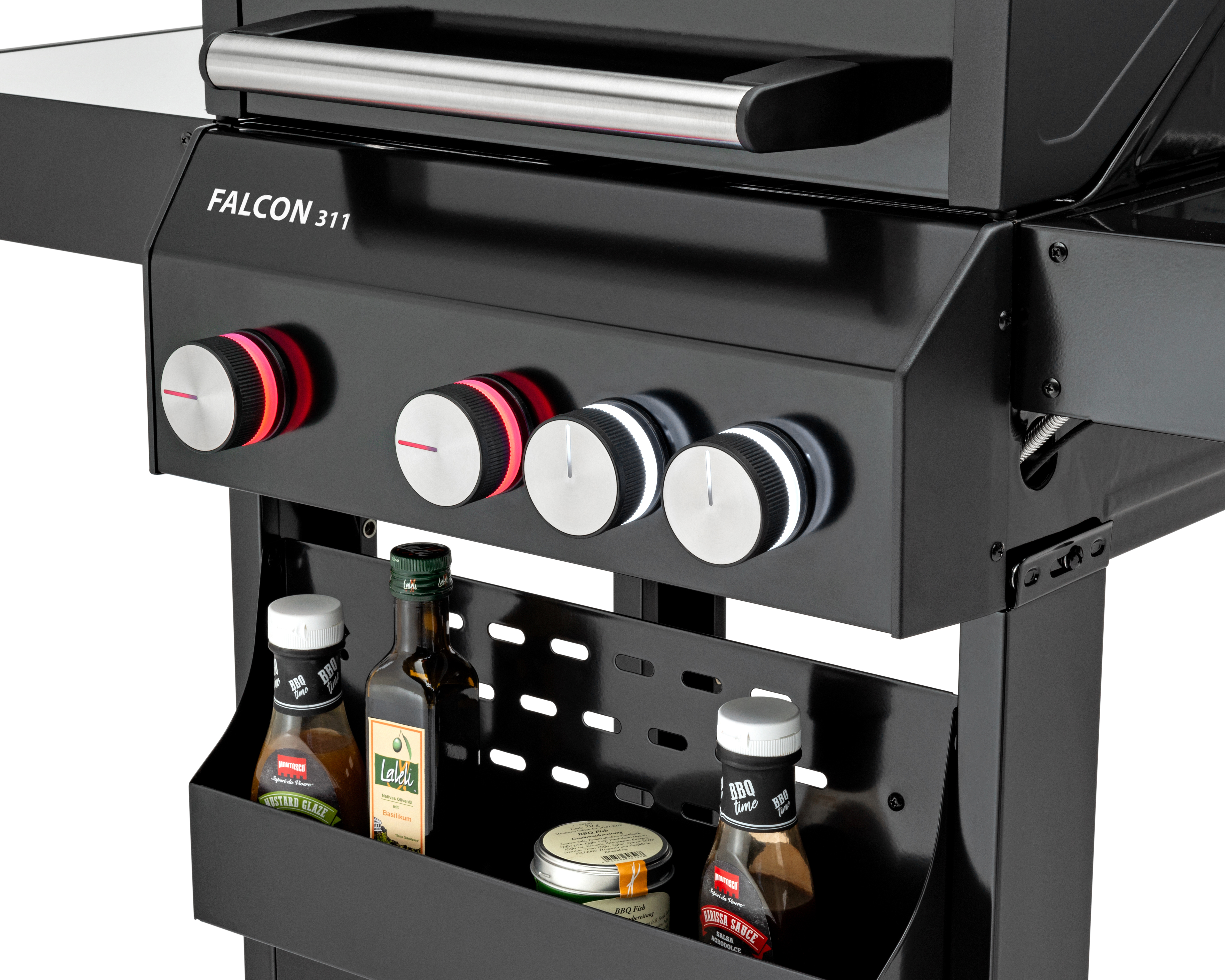 Gasgrill Grandstate Falcon 3-Brenner LED Bedienknöpfe | theBBQshop.de