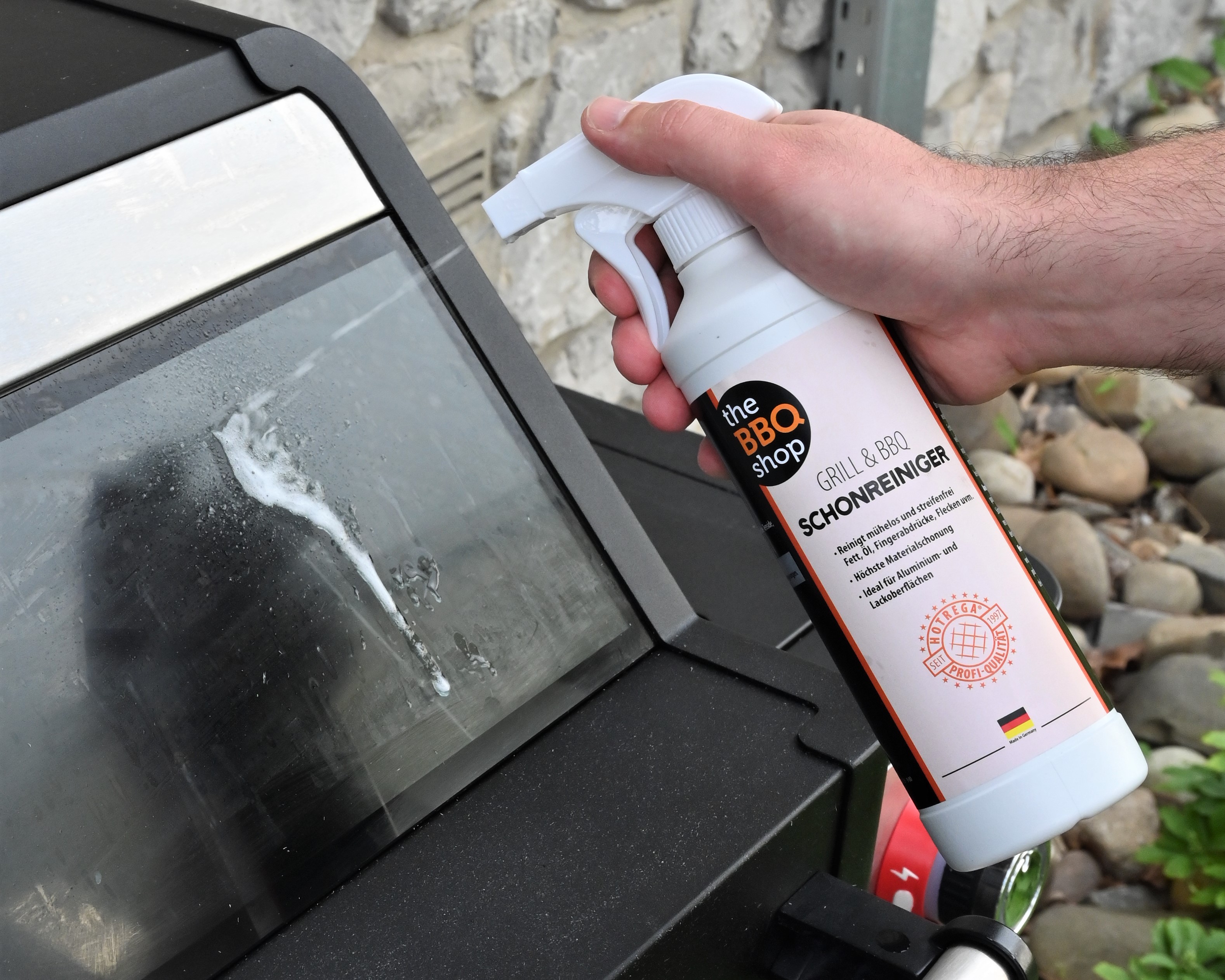 Umweltneutraler Grillreiniger  Sprühflasche von theBBQshop.de