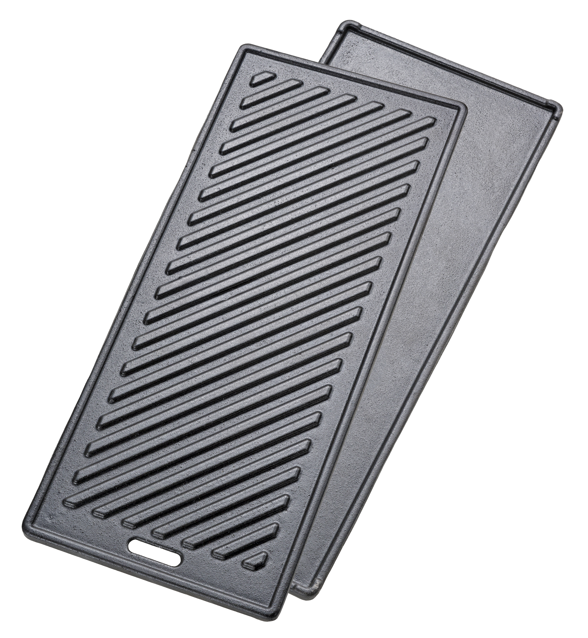 HAWOK Gusseisen-Grillplatte 2-in-1, Wendbar – 45,7 X 25,4 Cm Große Platte Zum Braten Von Fleisch, Fisch & Gemüse | Für Herd, Camping & Induktion