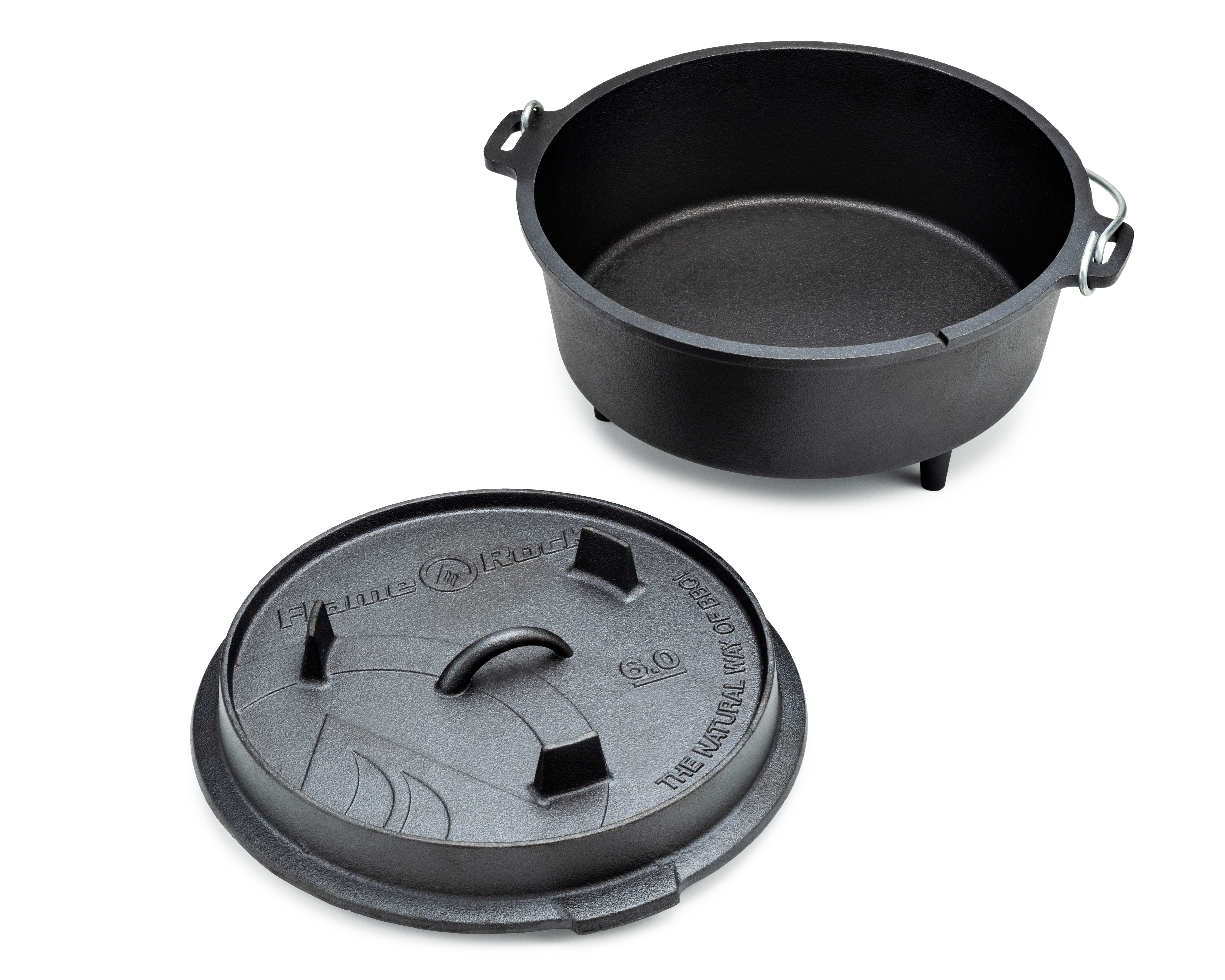 Dutch Oven 6 Liter Fassungsvermögen mit Deckel theBBqshop.de