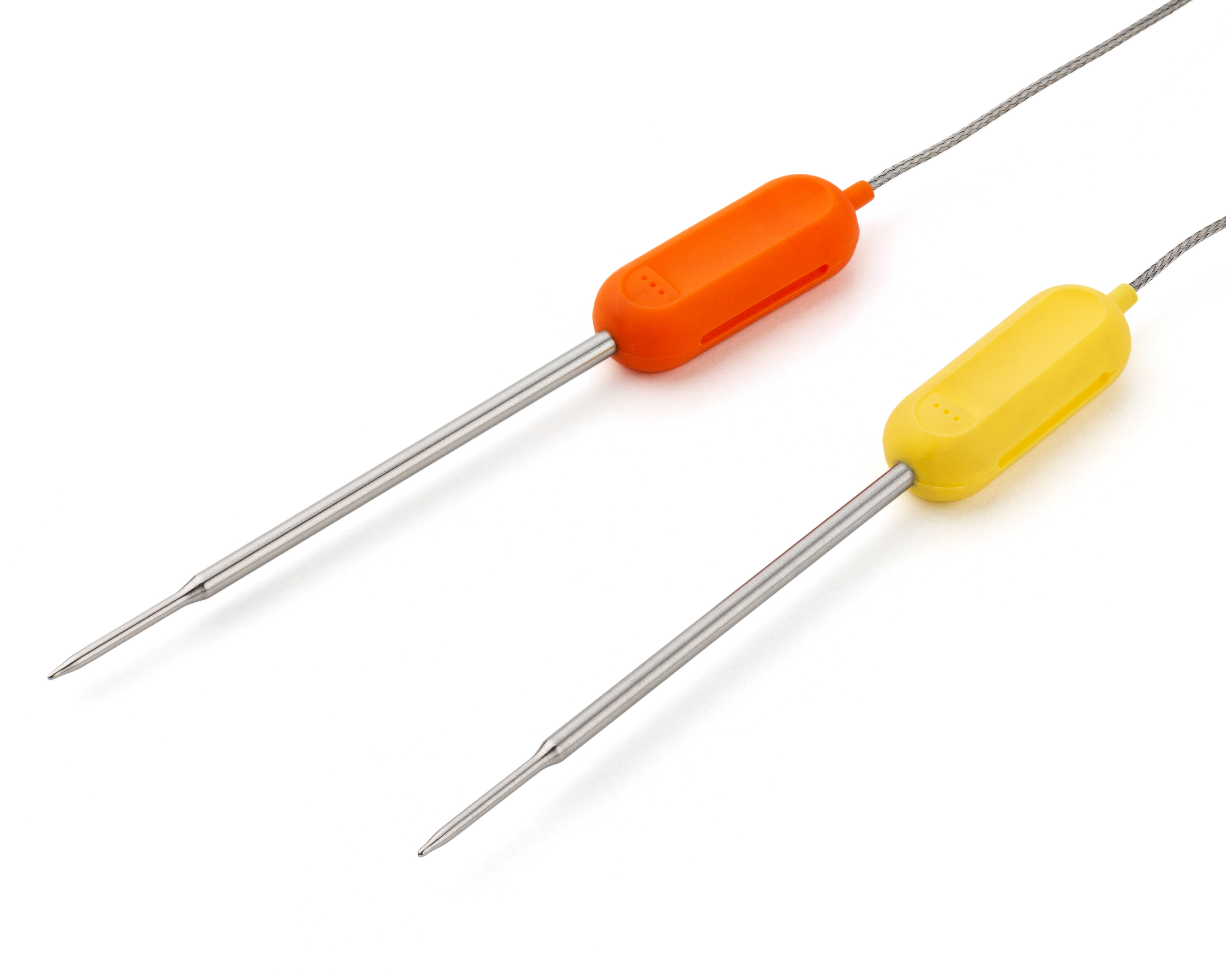 Grillzubehör | Grillthermometer Temperaturmessfühler orange gelb | theBBQshop.de