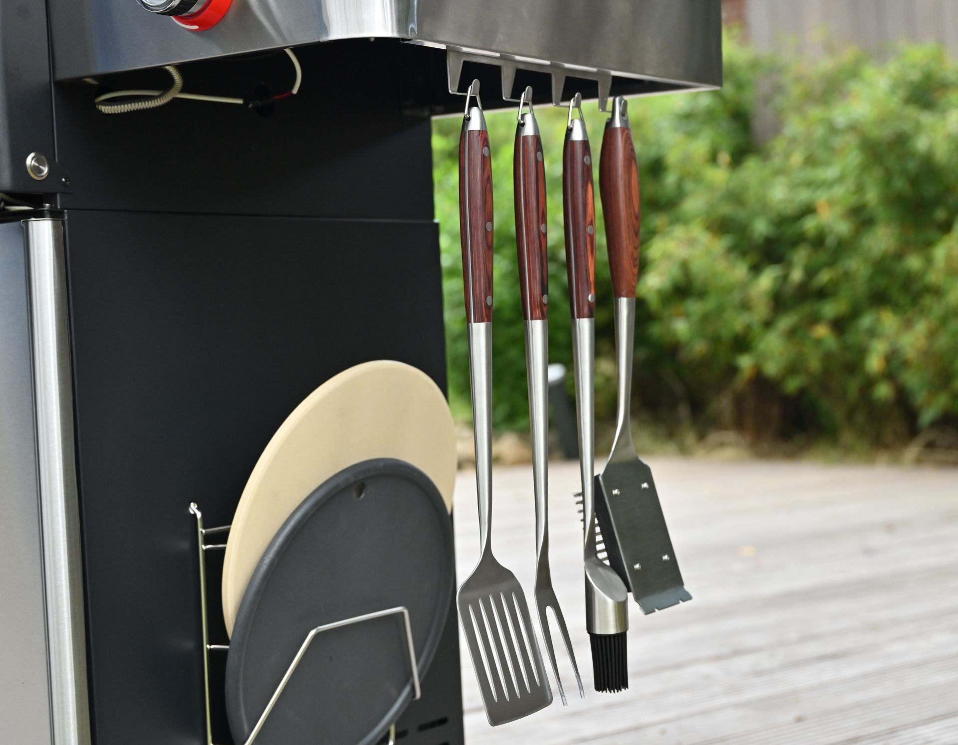 Zubehörhaken für Gas-Grillgeräte