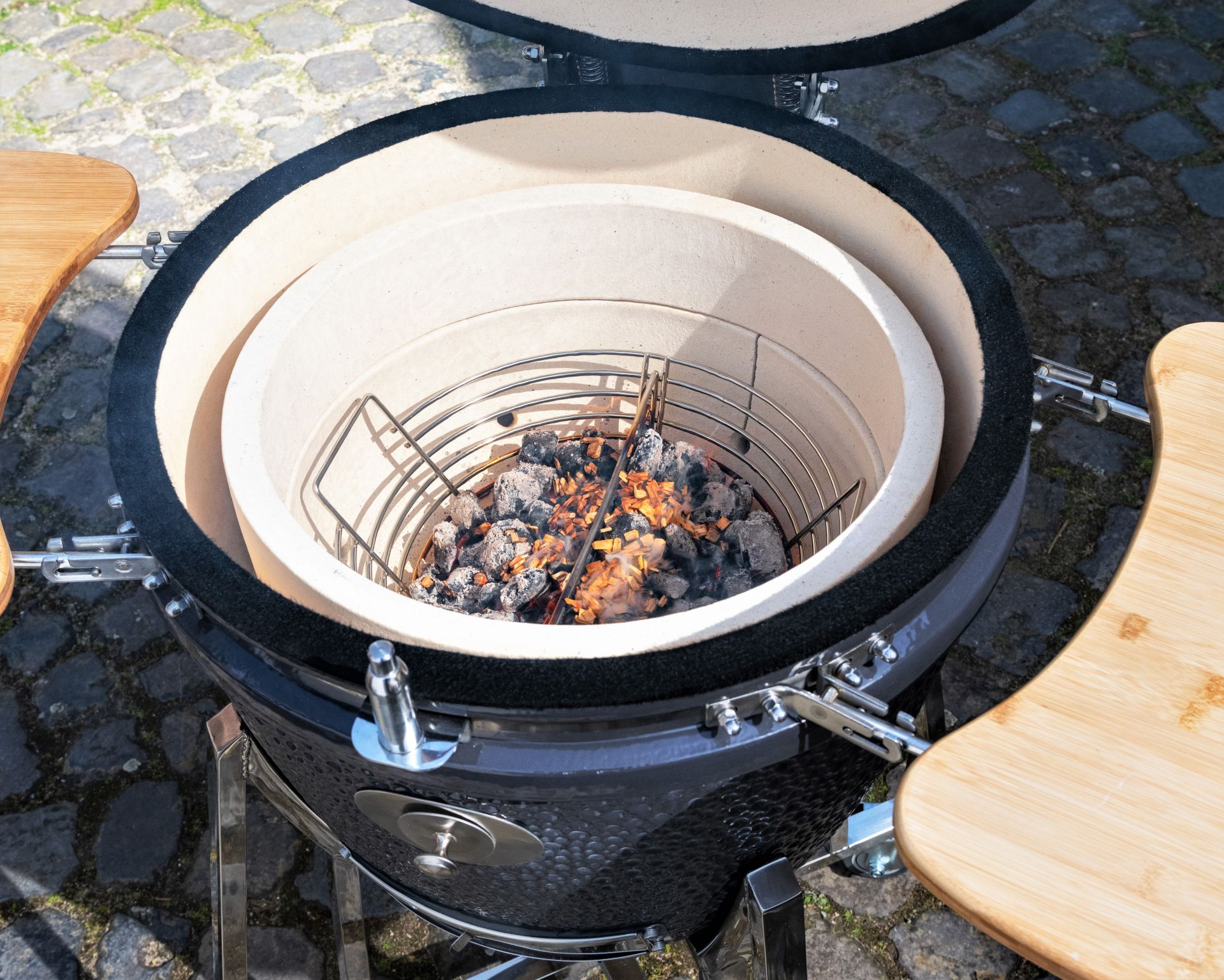 Kohlekorb für Kamado 22