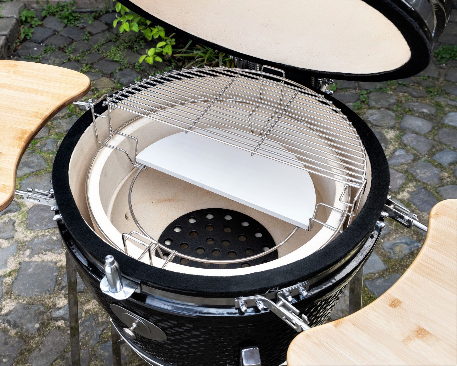 Geteilte Deflektorsteine für Kamado 24