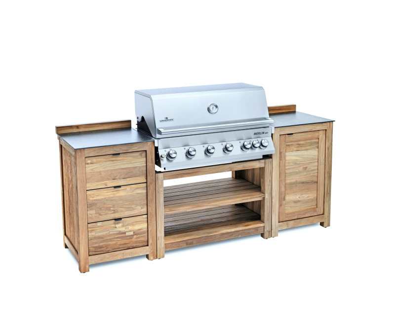 Outdoor Grill Küche inkl. Built-In Grill Merlin 641