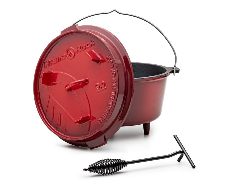 Dutch Oven 9.0, rot emailliert