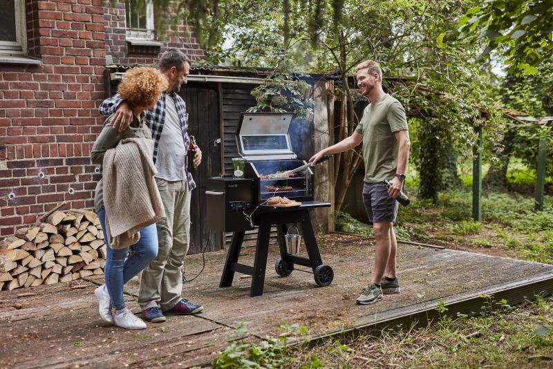 Elektrogrill Pellet Smoker 55 Outdoor Grillen BBQ