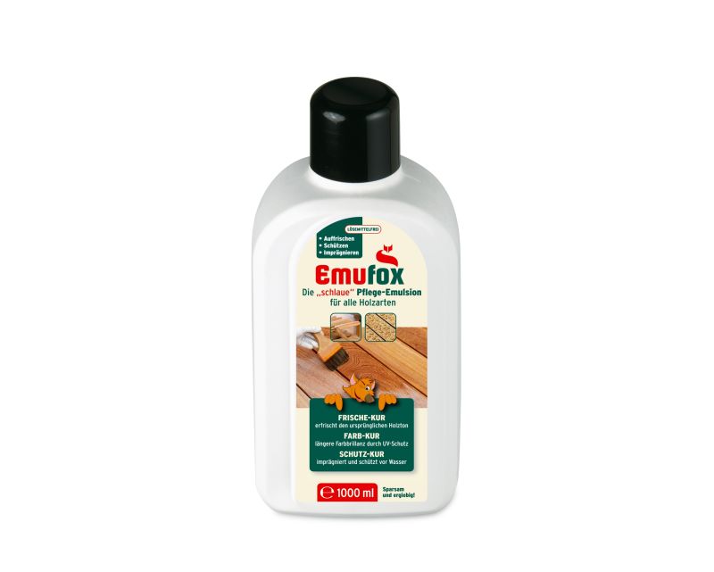1 Liter Emufox Holzpflege-Emulsion 
