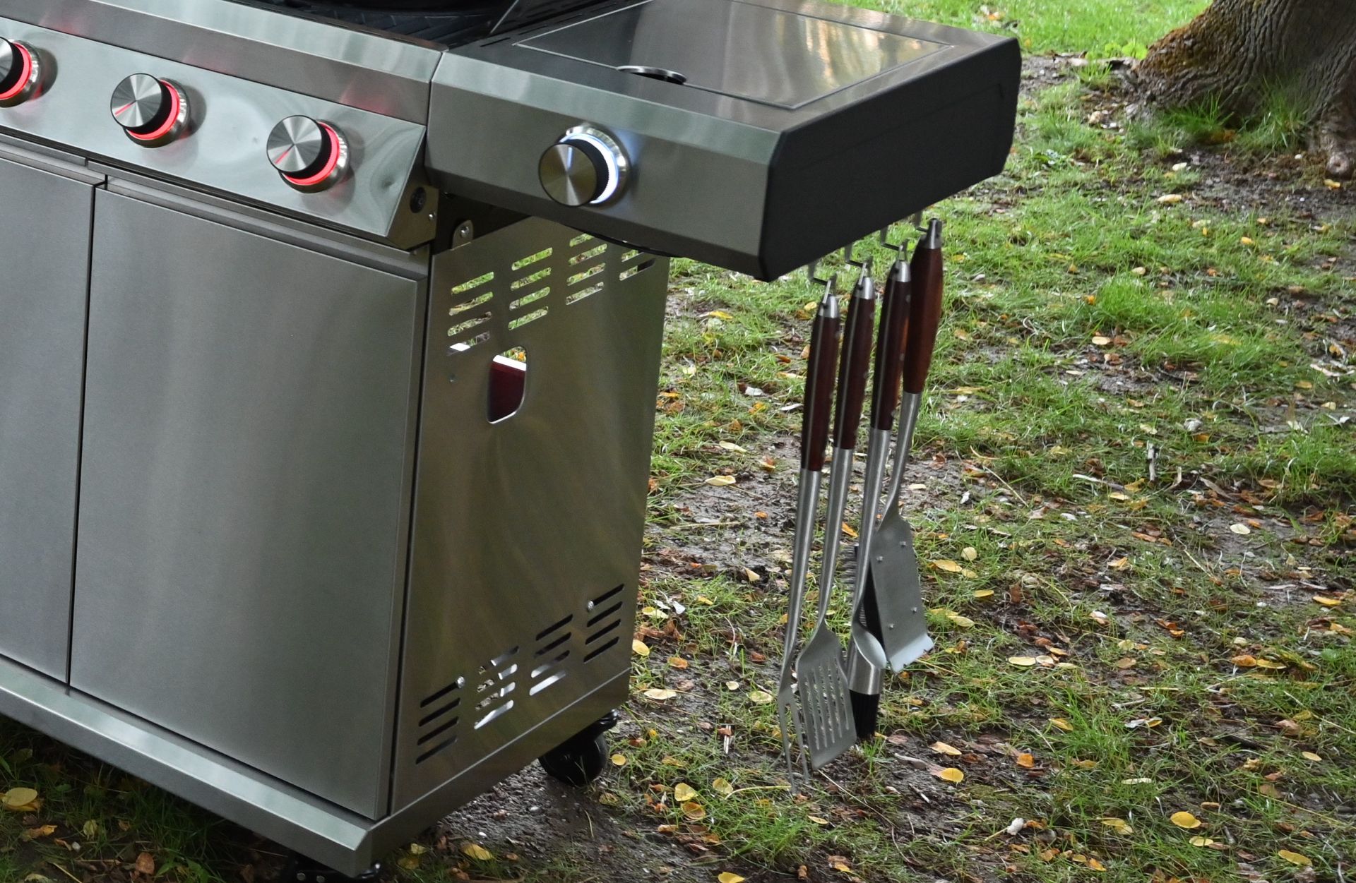 Zubehörhaken für Gas-Grillgeräte