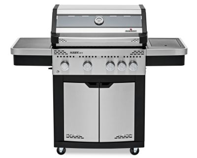 Hawk 411 - Gasgrill Grandstate Hawk 4-Brenner mit Seitenbrenner | theBBQshop.de