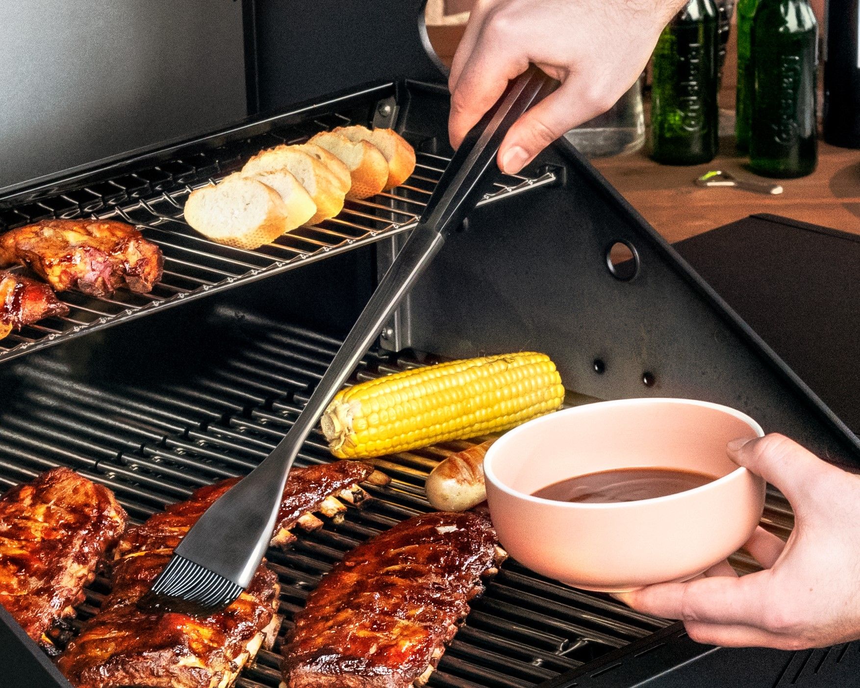 Edelstahl Grillpinsel Exclusive