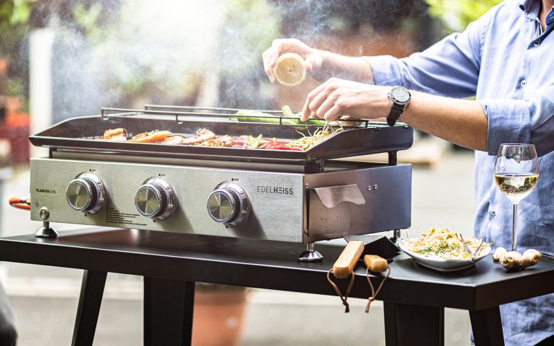 Edelheiss Gas Plancha Grills Gasgrills | Edelheiss Gasgrill Plancha Grillplatte | theBBQshop.de