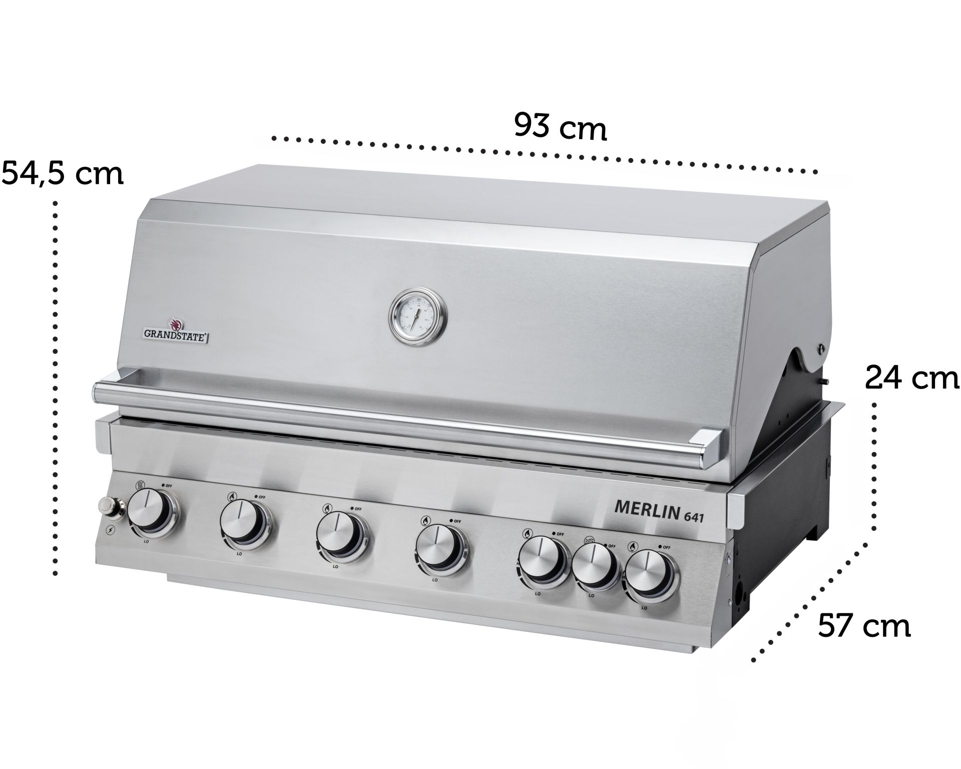 Outdoor Grill Küche inkl. Built-In Grill Merlin 641